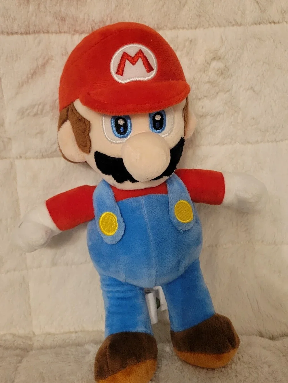 Super Mario Plush Toy - Red Hat, Blue Overalls Euc